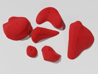 Mini Indoor Rock Climbing Holds 3D print model
