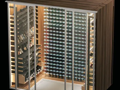 Wine Cellar 4 3D model