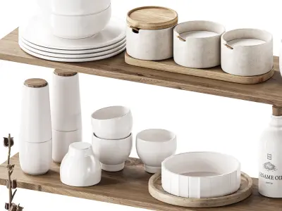 kitchen accessories058 3D model