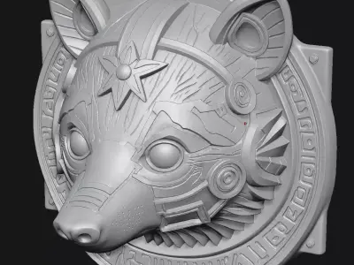 Raccoon 3D print model