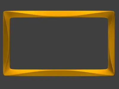frames golden frame Free 3D model