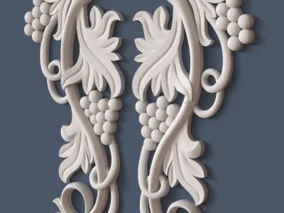 Decorative Scroll 3D model