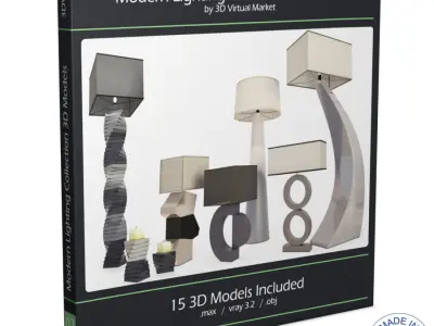 Modern Lighting Collection Faiences 3D model