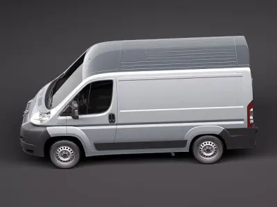 Fiat Ducato 2008 SWB 3D model