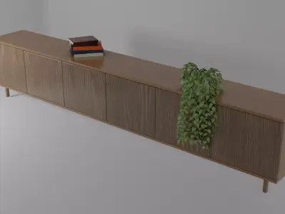 Sideboard modern Free 3D model