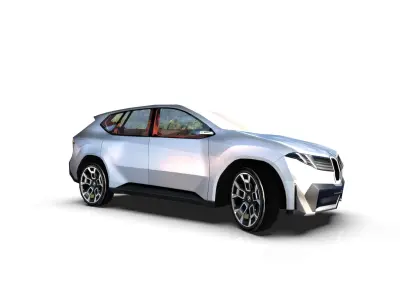 New Concept Car B  Low-poly 3D model