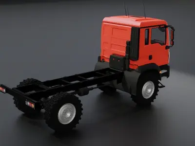 MAN TGM 13 290 Single Cab 3D model