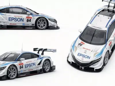 Honda NSX GT500 - 2017 3D model