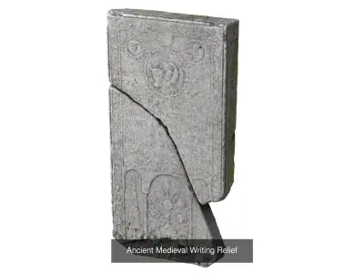 10 Medieval Reliefs 3D Model Collection