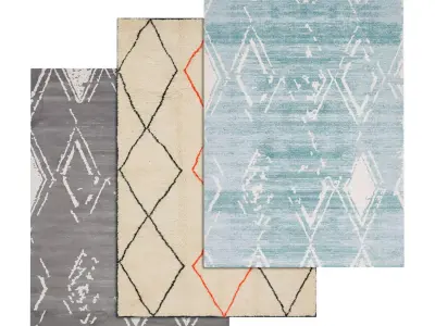 Rug Set 1962 3D model