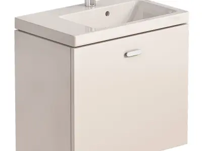 20-Piece Contemporary Bathroom Fixtures Collection 3D Model Pack