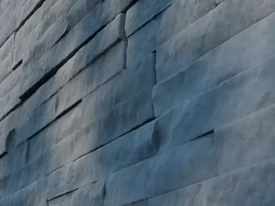 Photorealistic Wall Tile Panels Low-poly 3D model