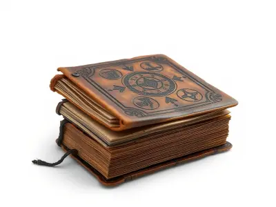 Ancient Spellbook D Model Pack Low-poly 3D model