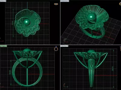 Turkish Ring 3D print model