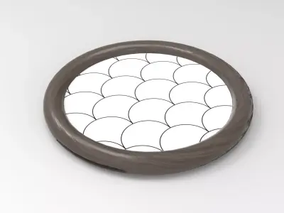 Kua Tray Low-poly 3D model