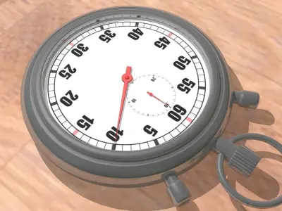 Stopwatch Chronometer 3D model