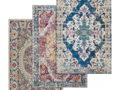 Rug Set 202 3D model