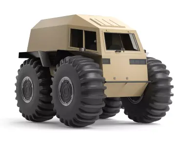 Cross country vehicle 3D model