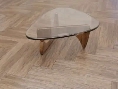 The Noguchi Table Low-poly 3D model