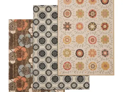 Rug Set 2312 3D model