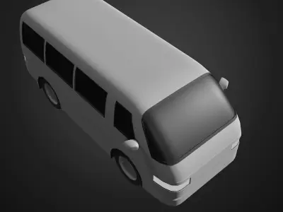 Simple van 25v07 3D model