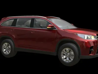toyota highlander 3D model