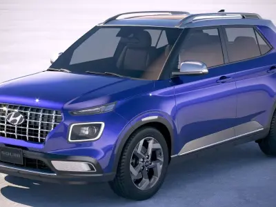Hyundai Venue 2020 3D model