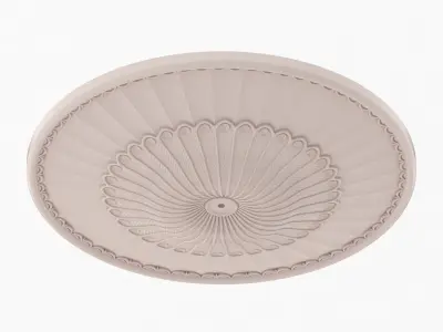 Classic Ceiling Medallion 58 3D model
