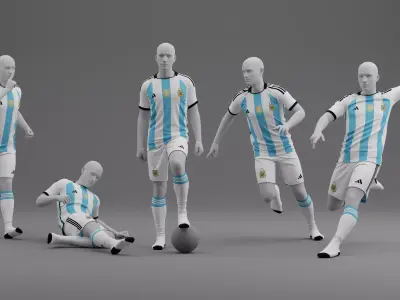Argentina 2022 Home Jersey 3D model