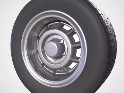 BUICK REGAL GRAND NATIONAL COUPE TYRE RIM 3D print model