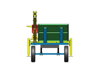 open drain cleaning machine Nala Man 3D model