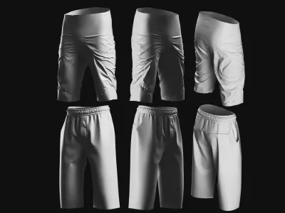 Basemesh Short Collection 3D model