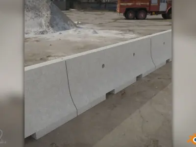 Concrete Barrier Pack 3D model