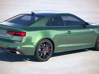 Audi A5 Coupe S-Line 2020 3D model