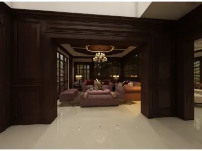 big house decoration 3D model