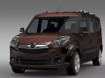 Opel Combo Tour LWB D 2015 3D model