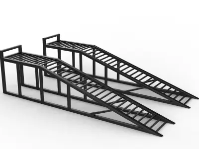 Metal Ramp 3D model