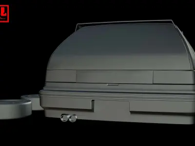 Honda Civic 4th Gen EF9 Hatchback 1988-1991 3D print model