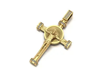 Cross Jesus 3D print model