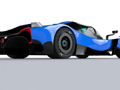 Hypercar Concept 001 3D model