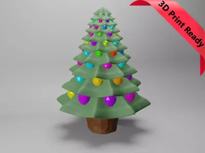 Christmas tree  3D print model