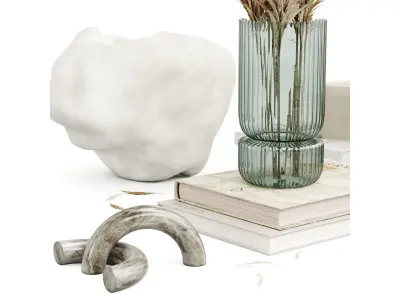 Decorative set 001 3D model