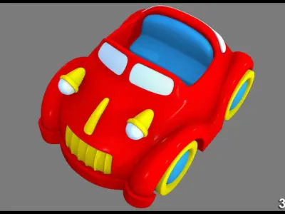3D Car race Model toys  vehicle kids 3D Car race  3D model