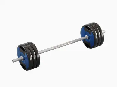Techno Gym Barbell 06 3D model