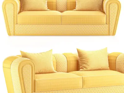 Tonino Lamborghini Casa RITA CURVE Sofa Low-poly 3D model