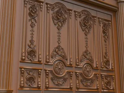 Classic Door Royal 8 3D model