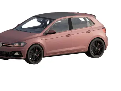 VW POLO GTI 3D model