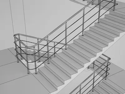 Stairs 3D model purchase