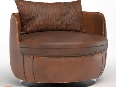 Arm chair 02 3D model