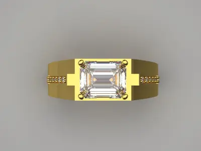 diamond ring mr0045 3D print model